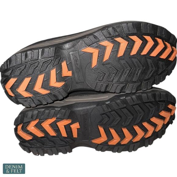 Eddie Bauer Snowfoil Pull-On Winter Boots Men’s Size 11 Timber Brown Waterproof - Picture 8 of 11